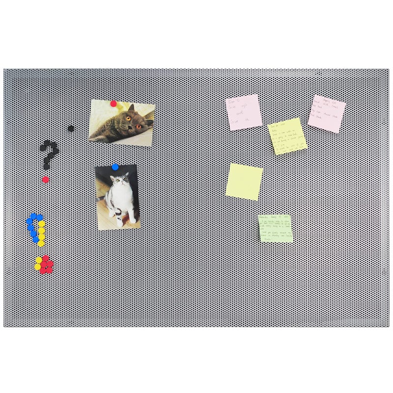 JILoffice Bulletin Board, Magnetic Board 36 x 24 Inch, Great Wall Mounting Board with 40 Magnets, Decorative Board for Photos and Messages for Office Home and School - Image 3